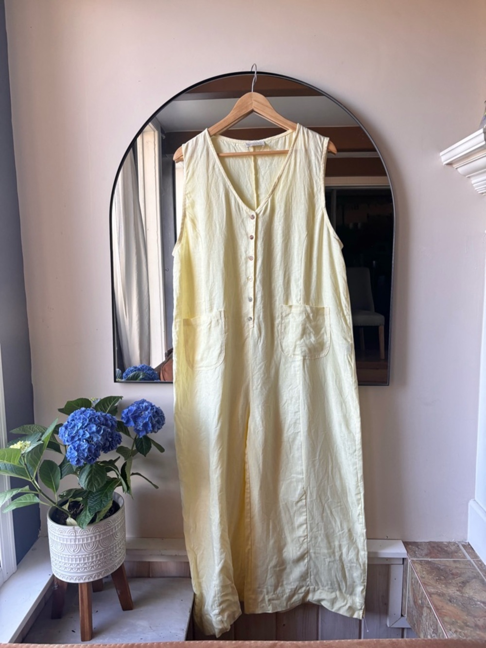 NOMAD THE LABEL | linen florentine jumpsuit | size 16 - Picture 3 of 8